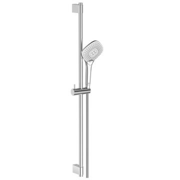 Set de dus Ideal Standard IdealRain EvoJET Diamond cu para 134mm cu 3 jeturi furtun 1750mm si bara 900mm