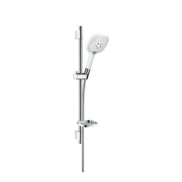 Set dus Hansgrohe Raindance Select E 150 3jet cu bara 65cm furtun 1.6m savoniera si para cu 3 functii