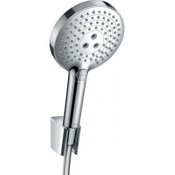 Set dus Hansgrohe Raindance Select S 120 Porter crom include furtun 1 60m