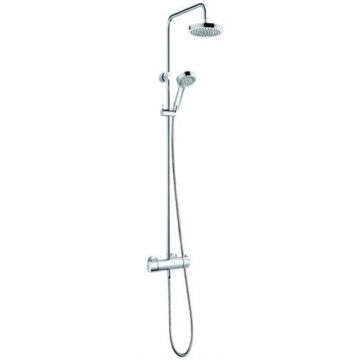 Showerpipe Kludi A-QA termostatat cu palarie de 200