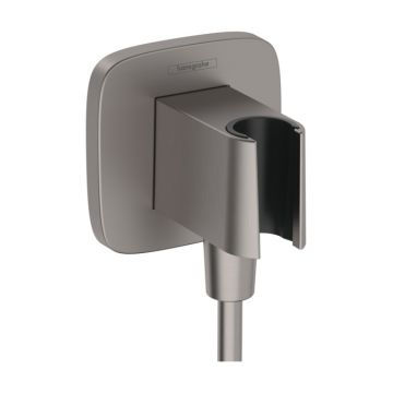 Accesoriu Hansgrohe FixFit Q cu agatatoare de dus negru periat