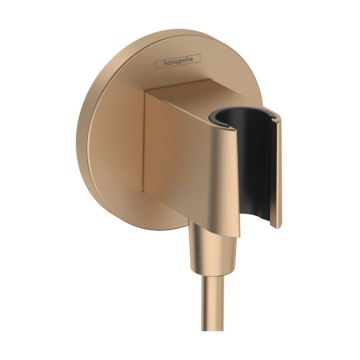 Accesoriu Hansgrohe FixFit S cu agatatoare de dus bronz periat