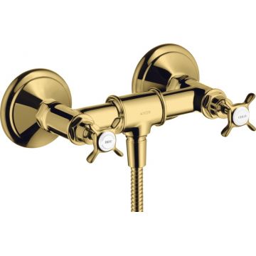 Baterie dus Hansgrohe Axor Montreux gold optic lustruit