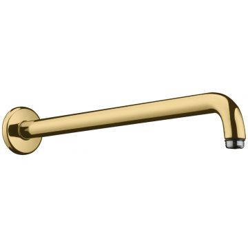 Brat de perete Hansgrohe 389 mm gold optic lustruit