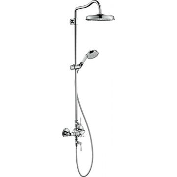 Coloana de dus Hansgrohe Axor Montreux 240 1jet cu baterie termostatata crom