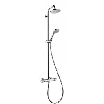 Coloana de dus Hansgrohe Croma 160 cu baterie termostatata crom