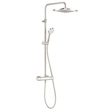 Coloana de dus Kludi Logo 1S Dual Shower cu baterie de dus termostatata