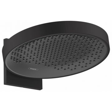 Palarie de dus Hansgrohe Rainfinity 360 1 jet cu placa de conectare la perete negru mat