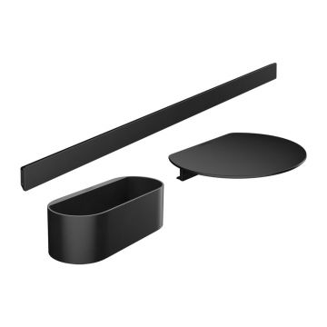 Set accesorii Hansgrohe AddStoris negru mat