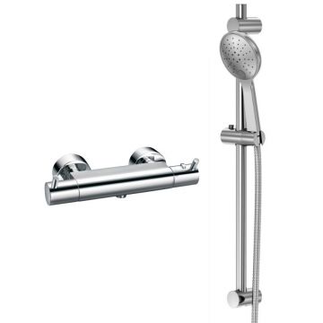 Set baterie dus termostatata Steinberg Clarity seria 100 si set de dus cu bara de 68 cm furtun si para de dus cu 3 functii Set baterie dus termostatata Steinberg Clarity seria 100 si set de dus cu bara de 68 cm furtun si para de dus cu 3 functii