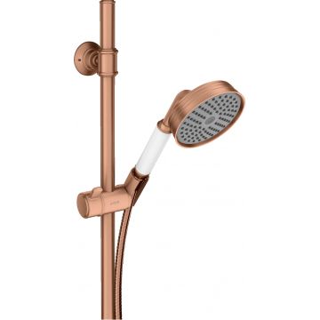 Set de dus Hansgrohe Axor Montreux 100 cu 1 jet si bara de 0.9m red gold periat