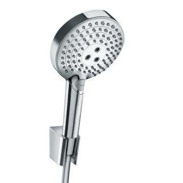 Set de dus Hansgrohe Raindance Select S 240 PowderRain cu para 3 jeturi agatatoare si furtun de 1.6m