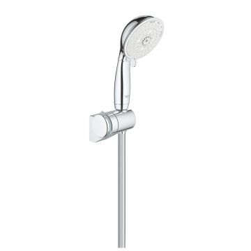 Set dus Grohe Tempesta Rustic 100, porter, 4 tipuri de jet, crom,furtun 1.75 m-27805001