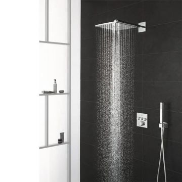 Sistem dus Grohe Grohterm Smartcontrol, termostatic, incastrat, Rainshower 310 SmartActive Cube, 2 jeturi, set dus Euphoria Cube stick, crom, 34706000