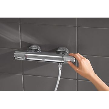 Baterie cabina dus termostat Grohe Precision Feel Performance ,crom,montare perete-34790000