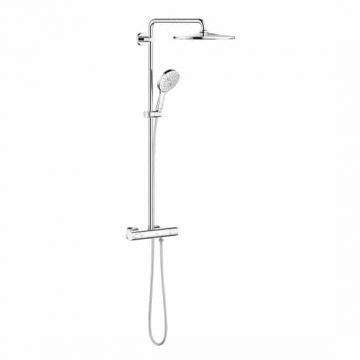 Baterie de dus termostatata cu set de dus Grohe Rainshower SmartActive