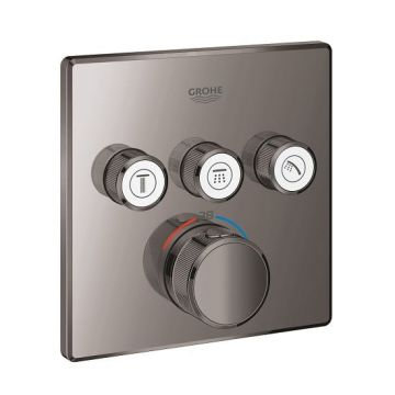 Baterie de dus termostatata Grohe Grohterm Smartcontrol Antracit lucios