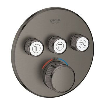 Baterie de dus termostatata Grohe Grohterm Smartcontrol antracit mat