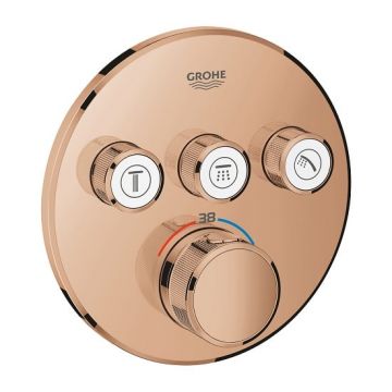 Baterie de dus termostatata Grohe Grohterm Smartcontrol cupru lucios