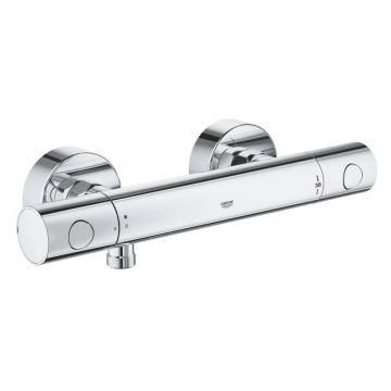 Baterie dus Grohe Precision Get, cu termostat, aparenta, anti-oparire, EcoButton, crom - 34773000