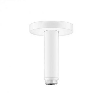 Brat de dus cu montaj pe tavan 10 cm Hansgrohe alb mat