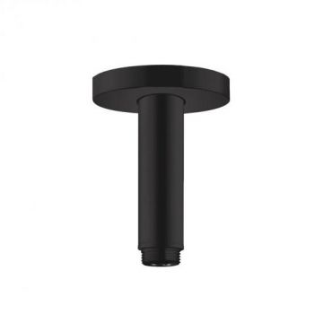 Brat de dus cu montaj pe tavan 10 cm Hansgrohe negru mat