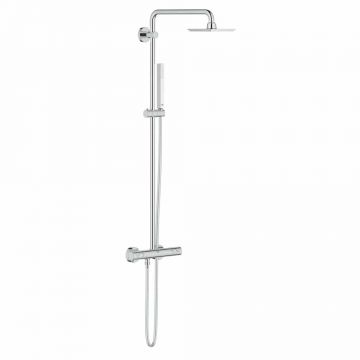 Coloana de dus crom cu baterie termostatata Grohe Euphoria System 150