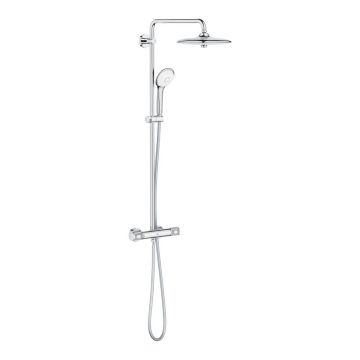 Coloana de dus crom cu baterie termostatata Grohe Euphoria System 260 II