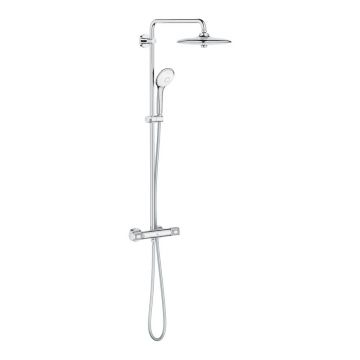 Coloana de dus crom cu baterie termostatata Grohe Euphoria System 260 New