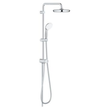 Coloana de dus cu comutator, culoare crom, Grohe New Tempesta 210