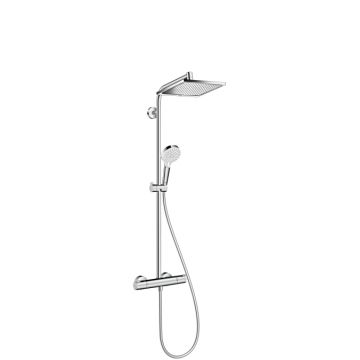 Coloana de dus Hansgrohe Crometta E240 1 jet cu baterie termostatata crom