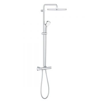 Coloana dus Grohe New Tempesta, palarie patrata, 25 cm, termostat,editie profesionala-26689000