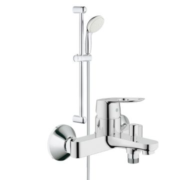 Pachet: Baterie baie cada/dus Grohe Bauloop-23341000+Set dus Grohe New Tempesta 100-27853001