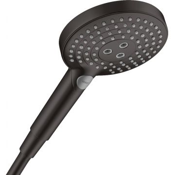 Para de dus Hansgrohe Raindance Select S 120 cu 3 jeturi negru mat