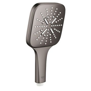 Para dus de mana 3 jet Grohe Rainshower Smartactive 130 Cube antracit lucios