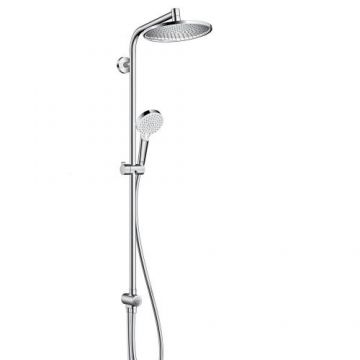 Set de dus cu para bara si furtun Hansgrohe Crometta crom