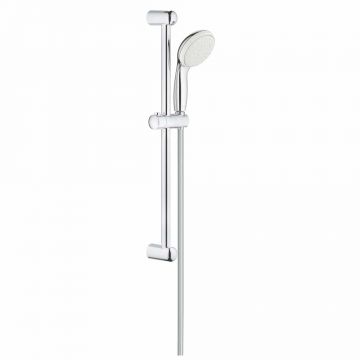 Set dus crom cu bara, para dus si furtun Grohe Tempesta 100