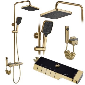 Set dus cu termostat REA ROB Gold Brush