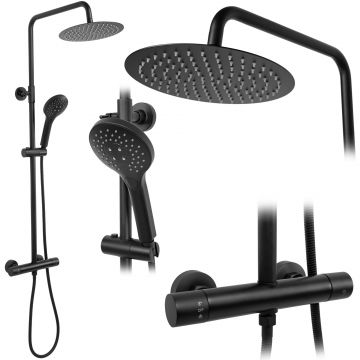 Set dus cu termostat REA VINCENT Black