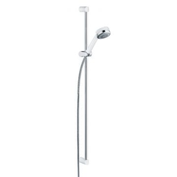 Set dus Kludi Zenta 3S crom/alb Set dus Kludi Zenta 3S crom/alb