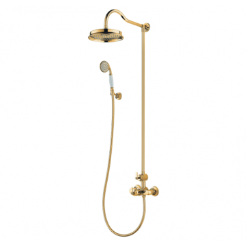 Sistem de dus termostatat Omnires Armance Auriu