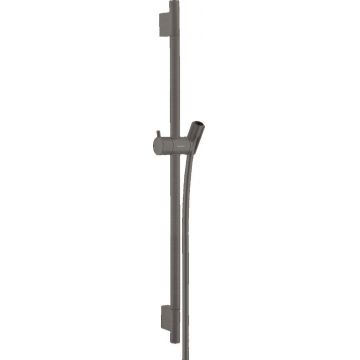 Bara dus Hansgrohe Unica S Puro 65 cm, furtun, brushed black chrome - 28632340