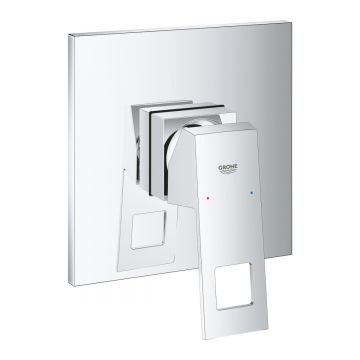 Bateri dus Grohe Eurocube, aparenta, monocomanda, 1 iesire, crom - 24061000