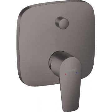 Baterie cada Hansgrohe Talis E cu montaj incastrat, brushed black chrome - 71745340