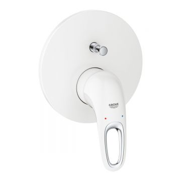 Baterie cada incastrata Grohe Eurostyle, pentru smartbox, maner loop, moon white - 24049LS3