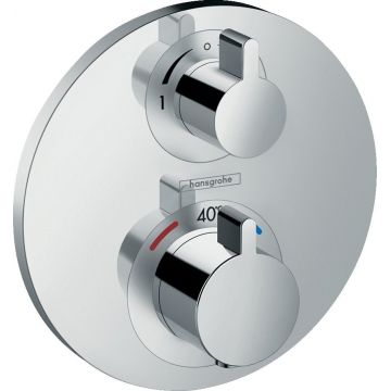 Baterie cada termostatata Hansgrohe Ecostat S, montaj incastrat, crom - 15758000