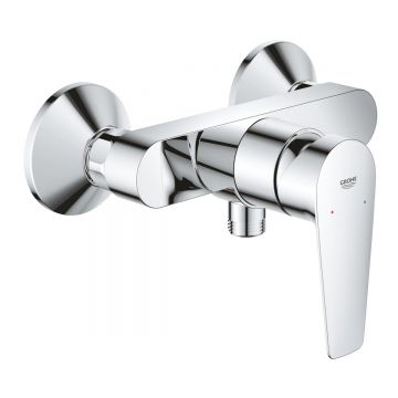 Baterie dus Grohe BauEdge,1/2'', monocomanda, cartus ceramic, crom - 23635001