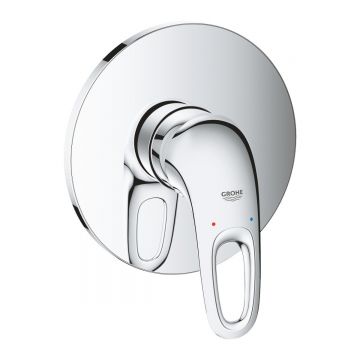 Baterie dus incastrata Grohe Eurostyle, pentru smartbox, maner loop, crom - 24048003