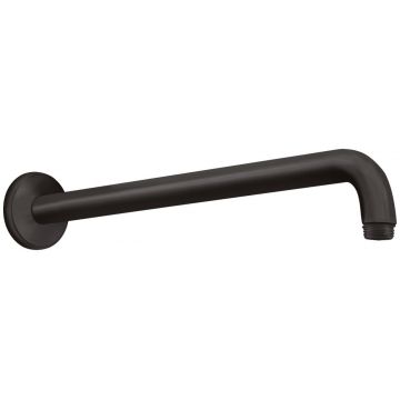 Brat de perete Hansgrohe 389 mm, negru mat - 27413670