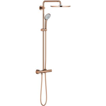 Coloana de dus Grohe Euphoria System 310 cu baterie termostatata warm sunset